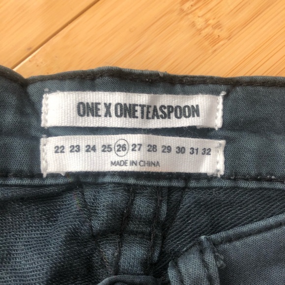 One Teaspoon Pants, Blue, Ripped Knees - Picture 2 of 8